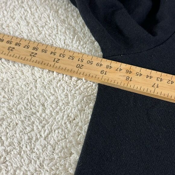 Marine layer Sweatshirt Womens Size XS zip up hoodie cotton Model Blend Black - Picture 8 of 11